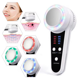 Hot & Cold Cryotherapy Face Device – 3-Color LED Photon Therapy, Skin Lifting & Acne Treatment